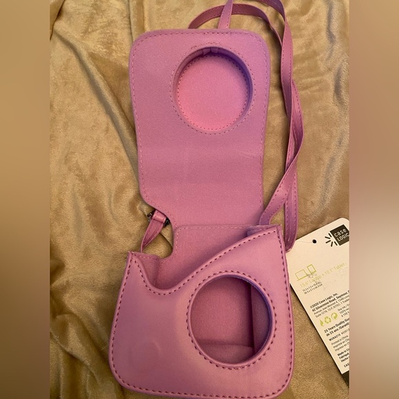NWT Fujifilm Instax 7s Chevron Groovy Camera Case - Lavender - Picture 5 of 9